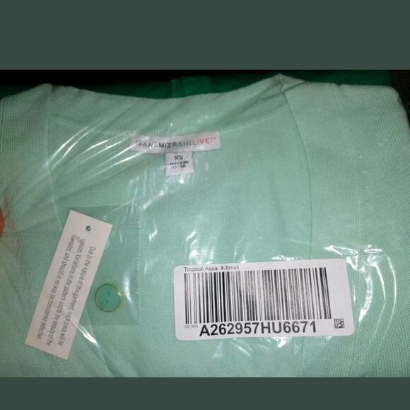 Isaac Mizrahi Live Stylish Dip Dye Boyfriend Cardi - Picture 2 of 3